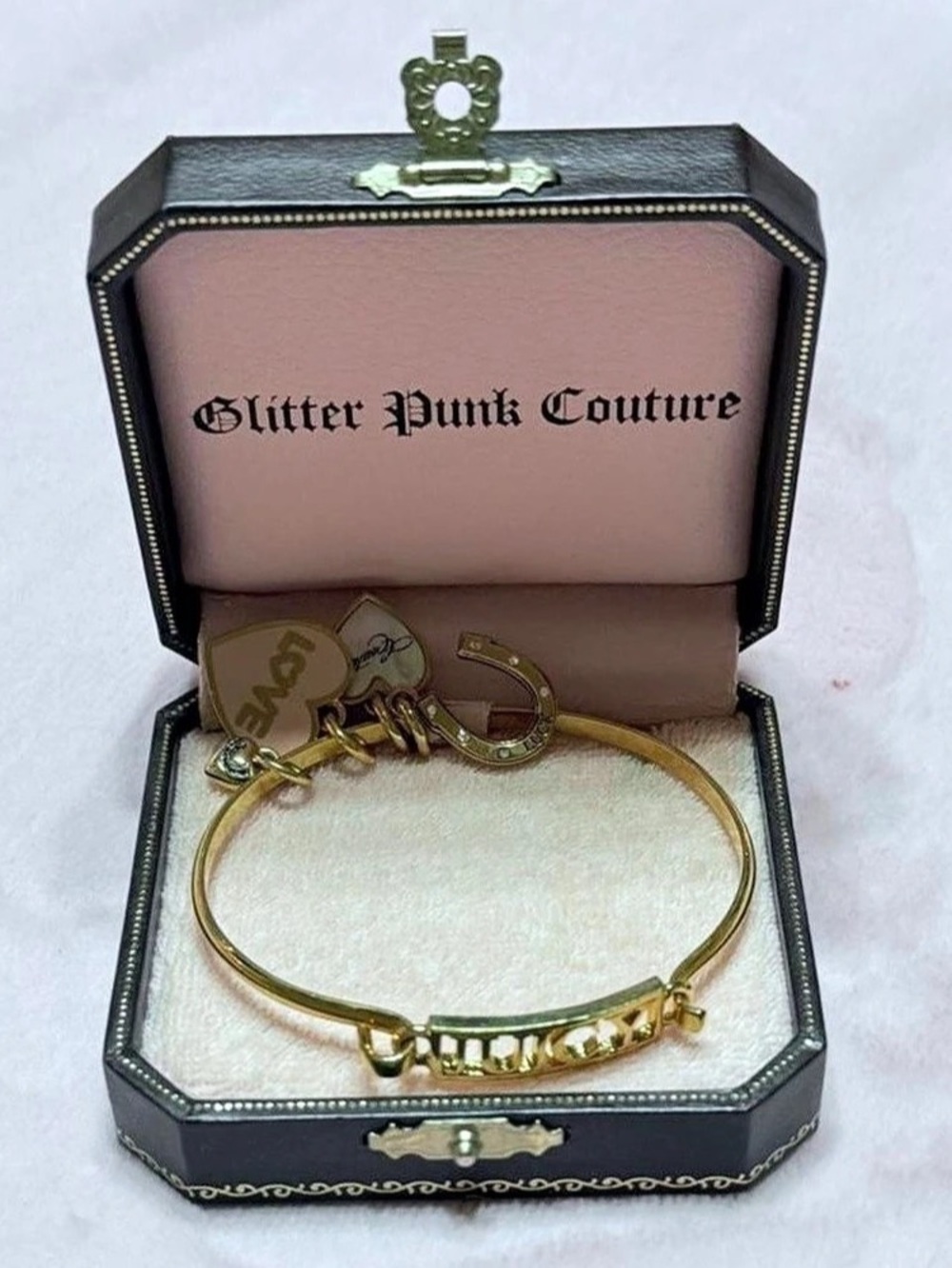 Vintage juicy couture gold charm bracelet